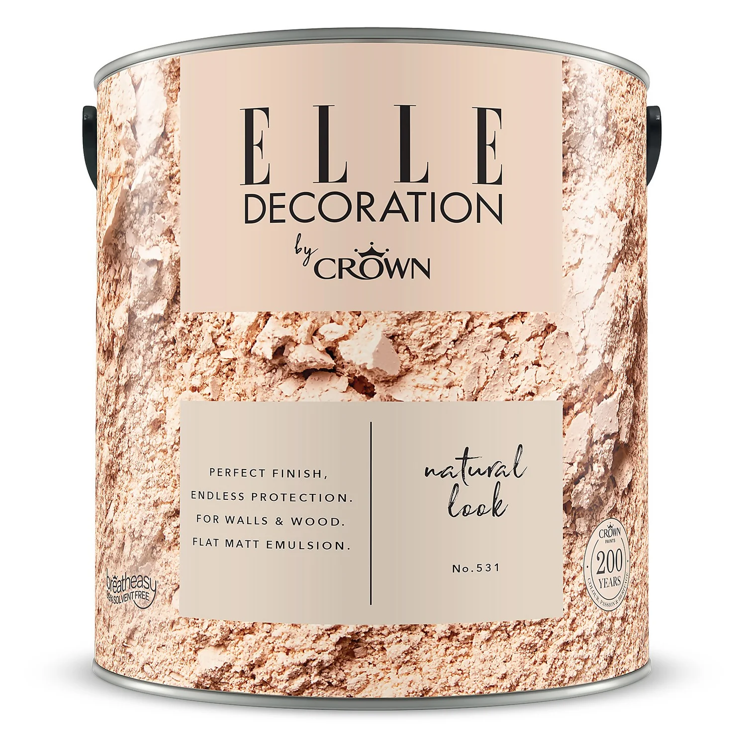 ELLE Decoration By Crown Flat Matt Paint Natural Look - 2.5L 9 ELLE Decoration By Crown Flat Matt Paint Natural Look - 2.5L - Image 7