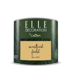 ELLE Decoration By Crown Flat Matt Paint Mustard Field - Tester 125ml 13 ELLE Decoration By Crown Flat Matt Paint Mustard Field - Tester 125ml -Laura Paint Shop 12834825 8594873906491939