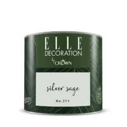 ELLE Decoration By Crown Flat Matt Paint Silver Sage - Tester 125ml 13 ELLE Decoration By Crown Flat Matt Paint Silver Sage - Tester 125ml -Laura Paint Shop 12834935 1044873906581969