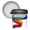 Homebase Matt Emulsion Paint White Noise - Tester 90ml 2 Homebase Matt Emulsion Paint White Noise - Tester 90ml -Laura Paint Shop 12835449 1994831954462212