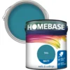 Homebase Matt Emulsion Paint Teal - 2.5L 1 Homebase Matt Emulsion Paint Teal - 2.5L -Laura Paint Shop 12836236 4894831949043999