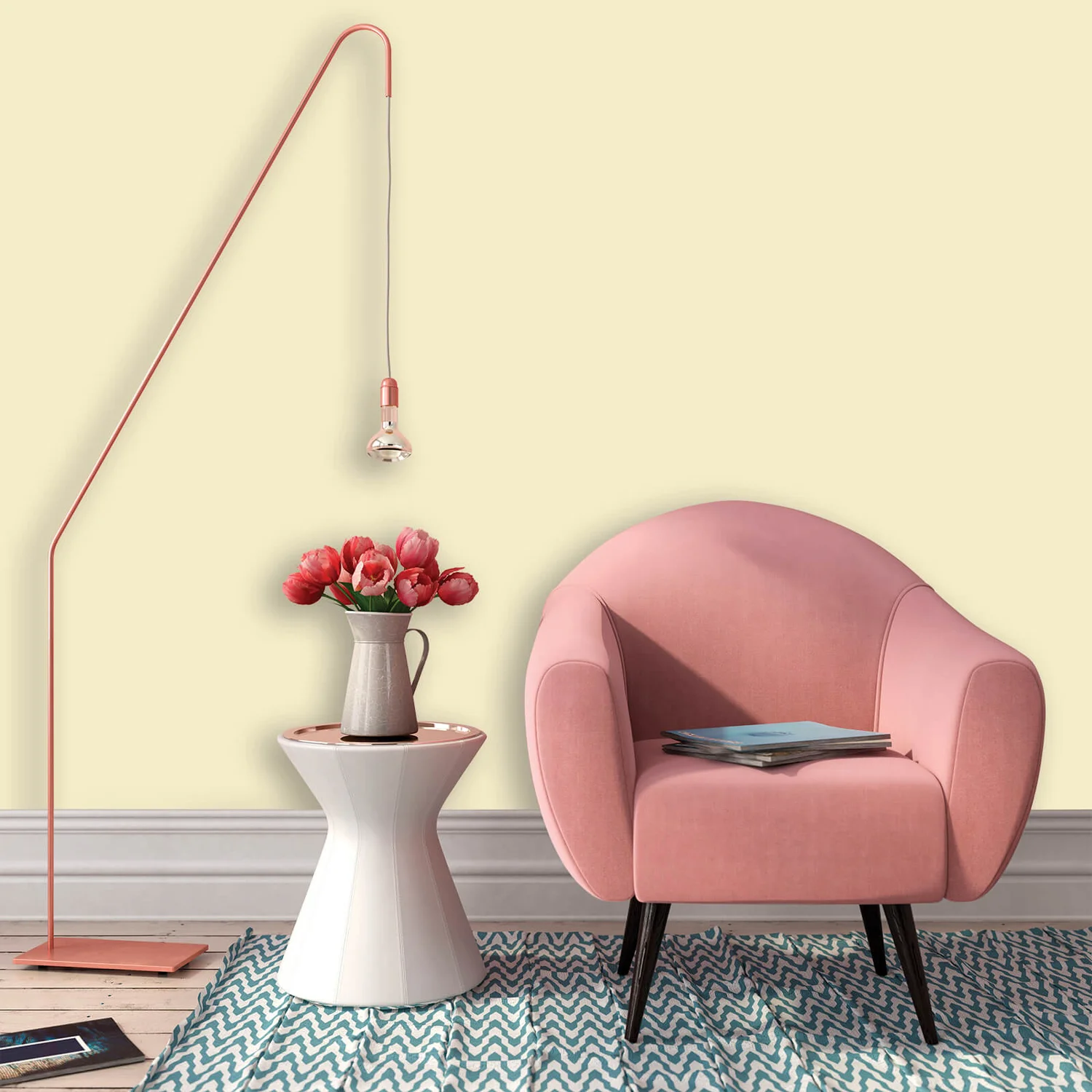 Homebase Matt Emulsion Paint Candlelight Yellow - 2.5L 5 Homebase Matt Emulsion Paint Candlelight Yellow - 2.5L - Image 3