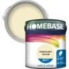 Homebase Matt Emulsion Paint Candlelight Yellow - 2.5L 2 Homebase Matt Emulsion Paint Candlelight Yellow - 2.5L -Laura Paint Shop 12836369 6854831942624035