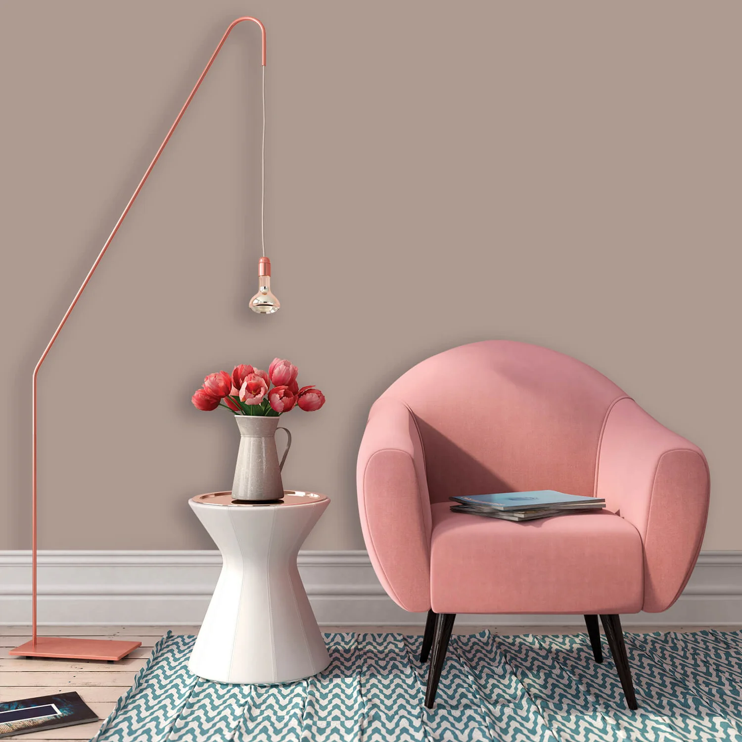 Homebase Matt Emulsion Paint Fine Taupe - 2.5L 5 Homebase Matt Emulsion Paint Fine Taupe - 2.5L - Image 3