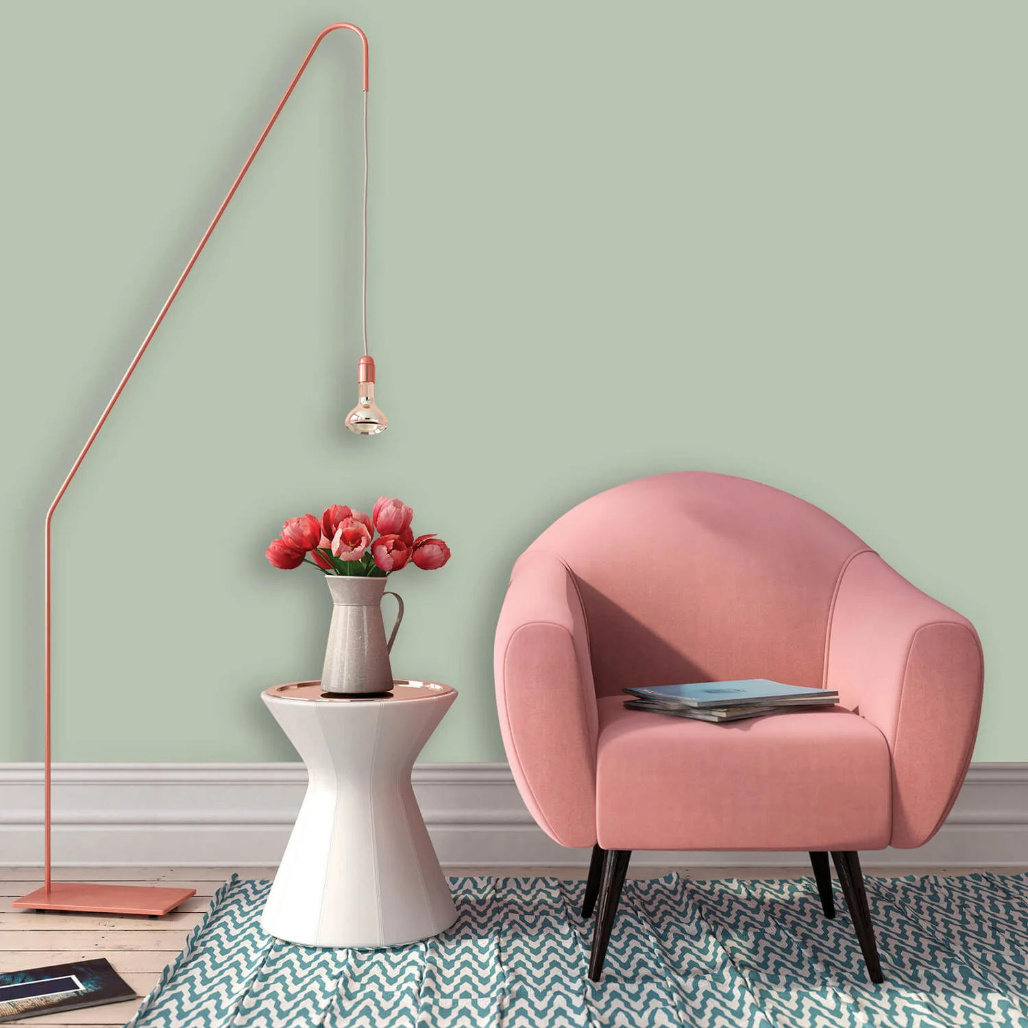 Homebase Matt Emulsion Paint Fresh Herb - 5L 5 Homebase Matt Emulsion Paint Fresh Herb - 5L - Image 3