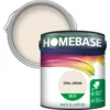 Homebase Silk Emulsion Paint Opal Cream - 2.5L 1 Homebase Silk Emulsion Paint Opal Cream - 2.5L -Laura Paint Shop 12836774 1464831963987404