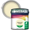 Homebase Silk Emulsion Paint Candlelight Yellow - 2.5L 1 Homebase Silk Emulsion Paint Candlelight Yellow - 2.5L -Laura Paint Shop 12836779 8734831964192436