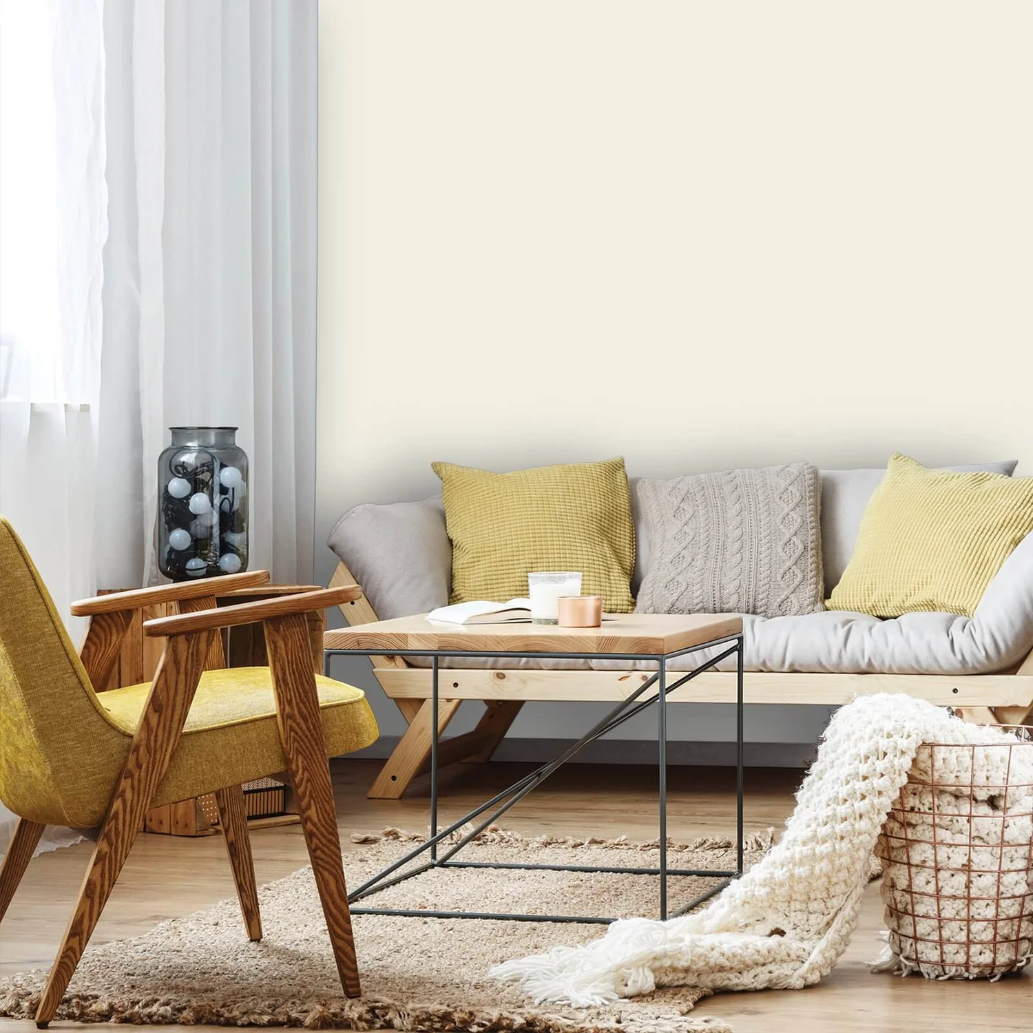 Homebase Silk Emulsion Paint White Sands - 5L 6 Homebase Silk Emulsion Paint White Sands - 5L - Image 4