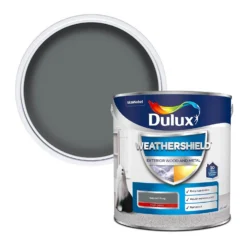 Dulux Weathershield Gloss Paint Gallant Grey - 2.5L