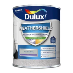 Dulux Weathershield Quick Dry Satin Paint Garden Grey - 750ml 11 Dulux Weathershield Quick Dry Satin Paint Garden Grey - 750ml -Laura Paint Shop 12836926 1744832982999186