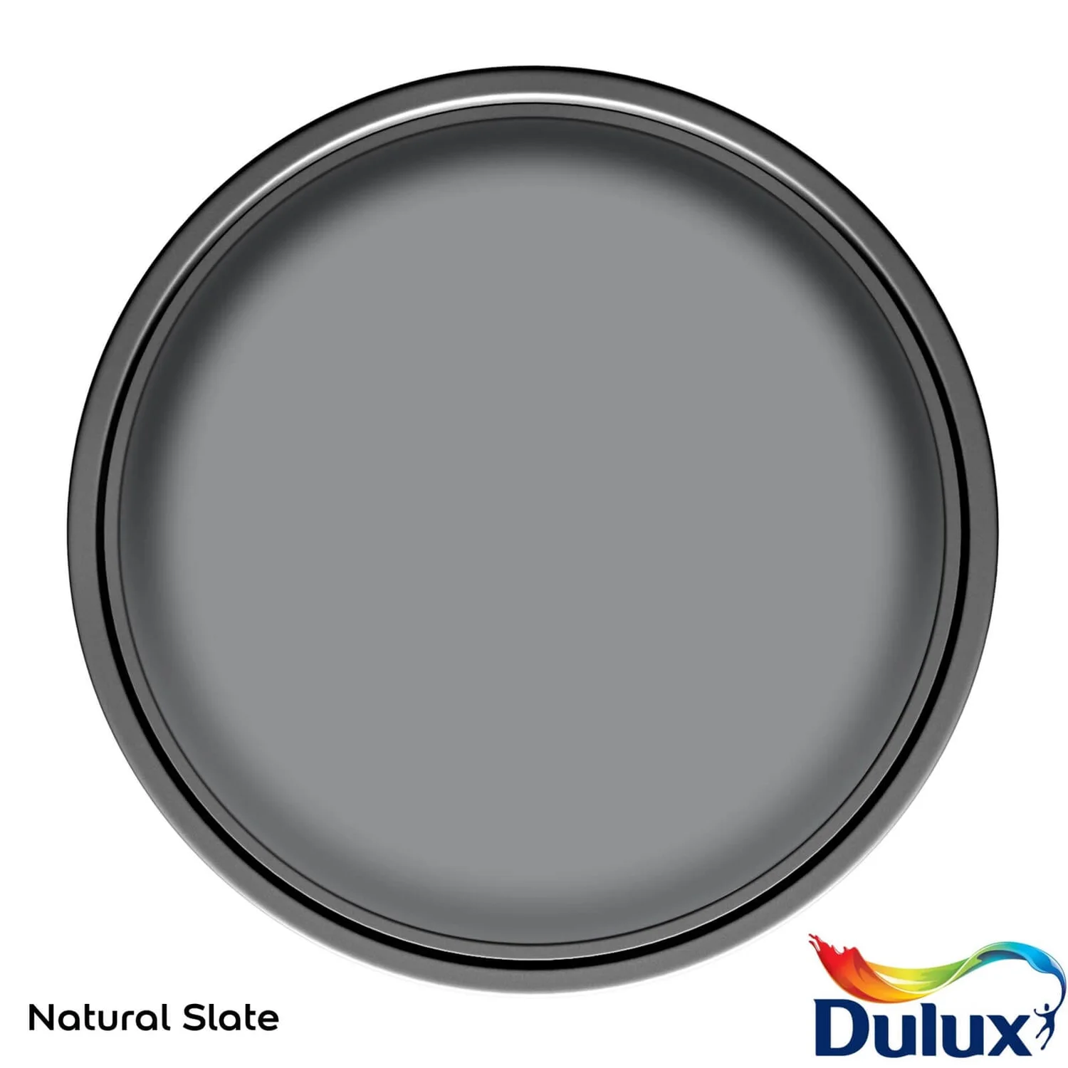 Dulux Quick Dry Gloss Paint Natural Slate - 750ml 5 Dulux Quick Dry Gloss Paint Natural Slate - 750ml - Image 3