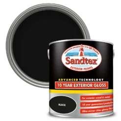 Sandtex® Exterior 10 Year Gloss Paint Charcoal Black - 2.5L