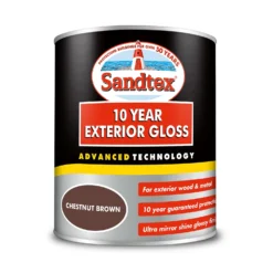 Sandtex® Exterior 10 Year Gloss Paint Chestnut Brown - 750ml 16 Sandtex® Exterior 10 Year Gloss Paint Chestnut Brown - 750ml -Laura Paint Shop 12838516 2004872088002342