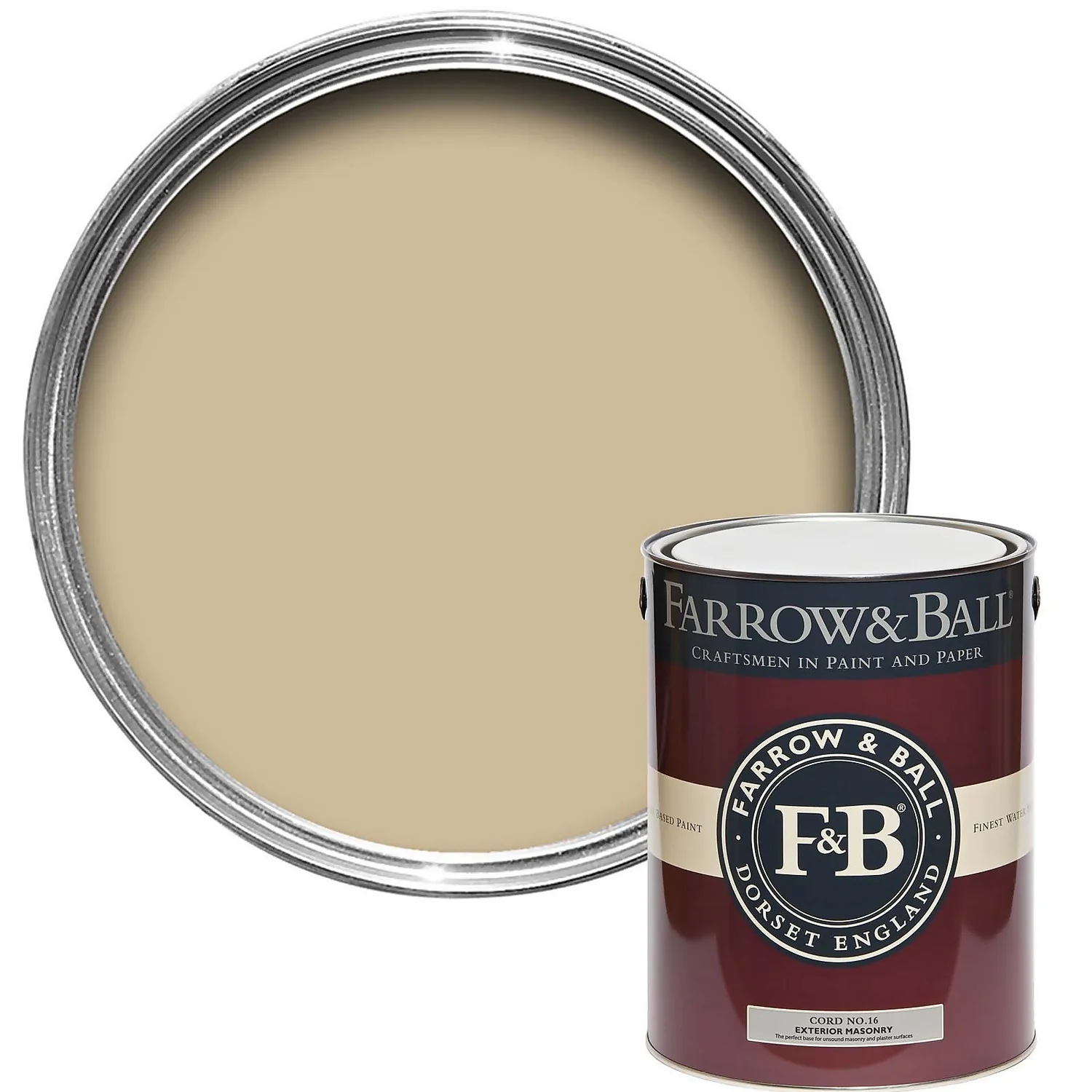 Farrow & Ball Exterior Masonry Cord - 5L 3 Farrow & Ball Exterior Masonry Cord - 5L