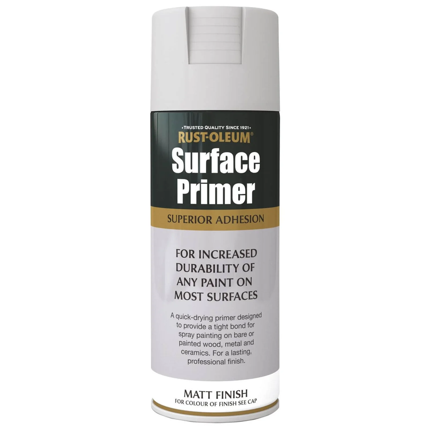 Rust-Oleum Surface Primer Spray Paint - Grey - 400ml 3 Rust-Oleum Surface Primer Spray Paint - Grey - 400ml