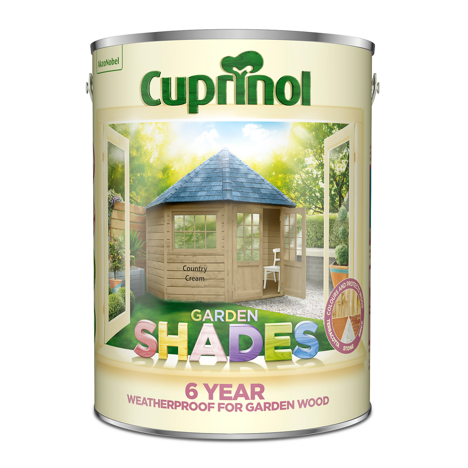 Cuprinol Garden Shades Paint Country Cream - 5L 5 Cuprinol Garden Shades Paint Country Cream - 5L - Image 3