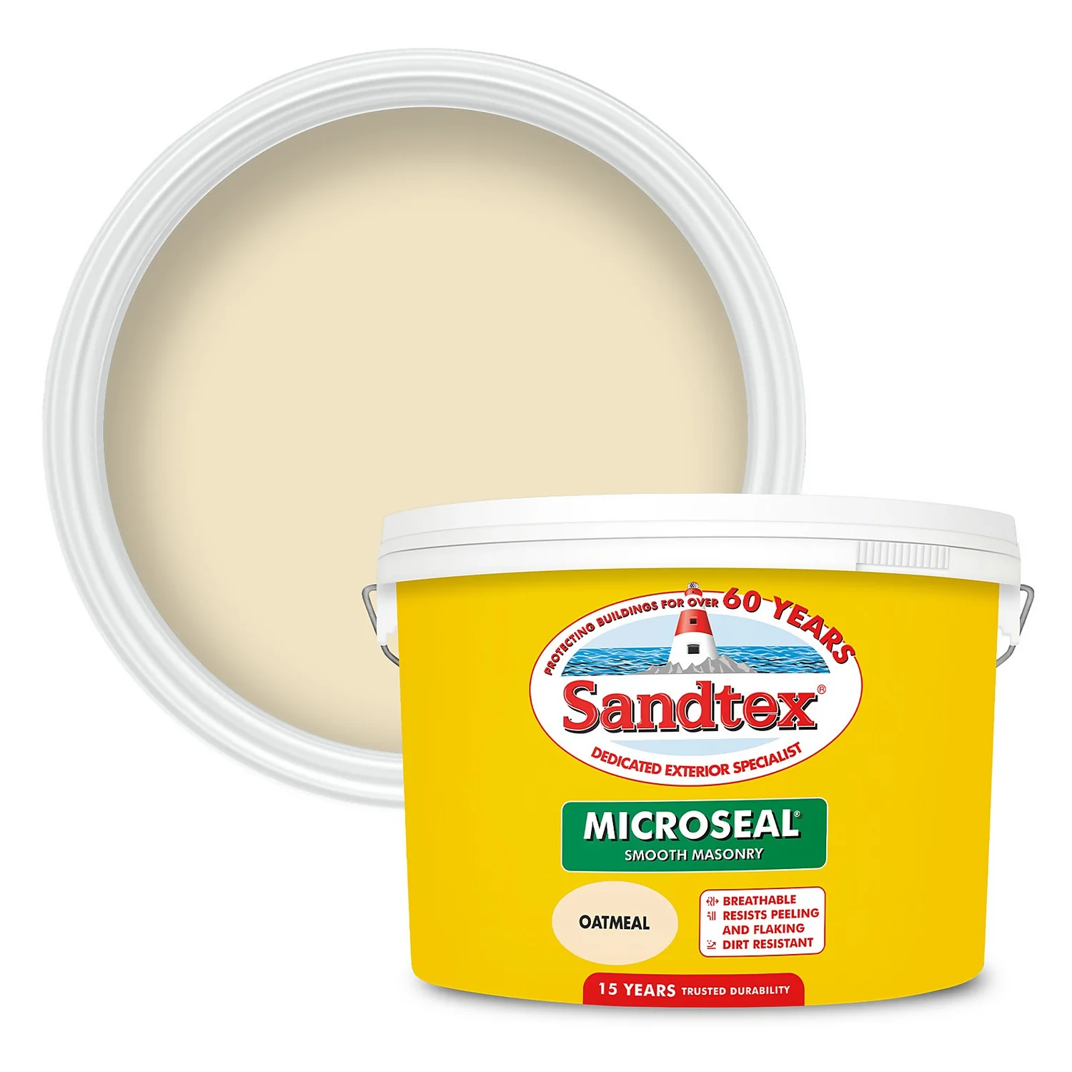 Sandtex® Ultra Smooth Masonry Paint Oatmeal - 10L 3 Sandtex® Ultra Smooth Masonry Paint Oatmeal - 10L