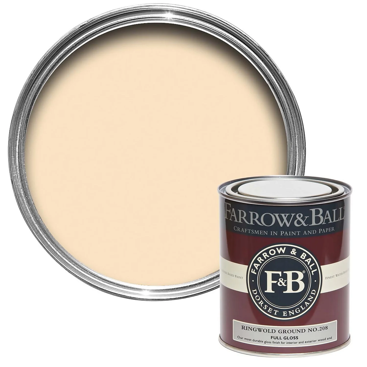 Farrow & Ball Full Gloss Archive Collection: Ringwold Ground - 750ml 3 Farrow & Ball Full Gloss Archive Collection: Ringwold Ground - 750ml
