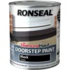 Ronseal Diamond Hard Black - Doorstep Satin Paint - 750ml 1 Ronseal Diamond Hard Black - Doorstep Satin Paint - 750ml -Laura Paint Shop 12841262 1704847480391456