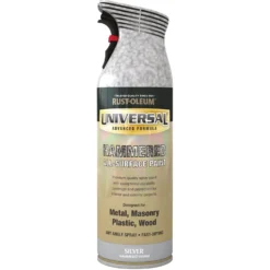 Rust-Oleum Hammered Silver - Universal Metallic Spray Paint - 400ml