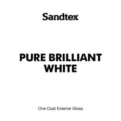 Sandtex® Exterior One Coat Gloss Paint Pure Brilliant White - 2.5L 16 Sandtex® Exterior One Coat Gloss Paint Pure Brilliant White - 2.5L -Laura Paint Shop 12841836 8864872086711817