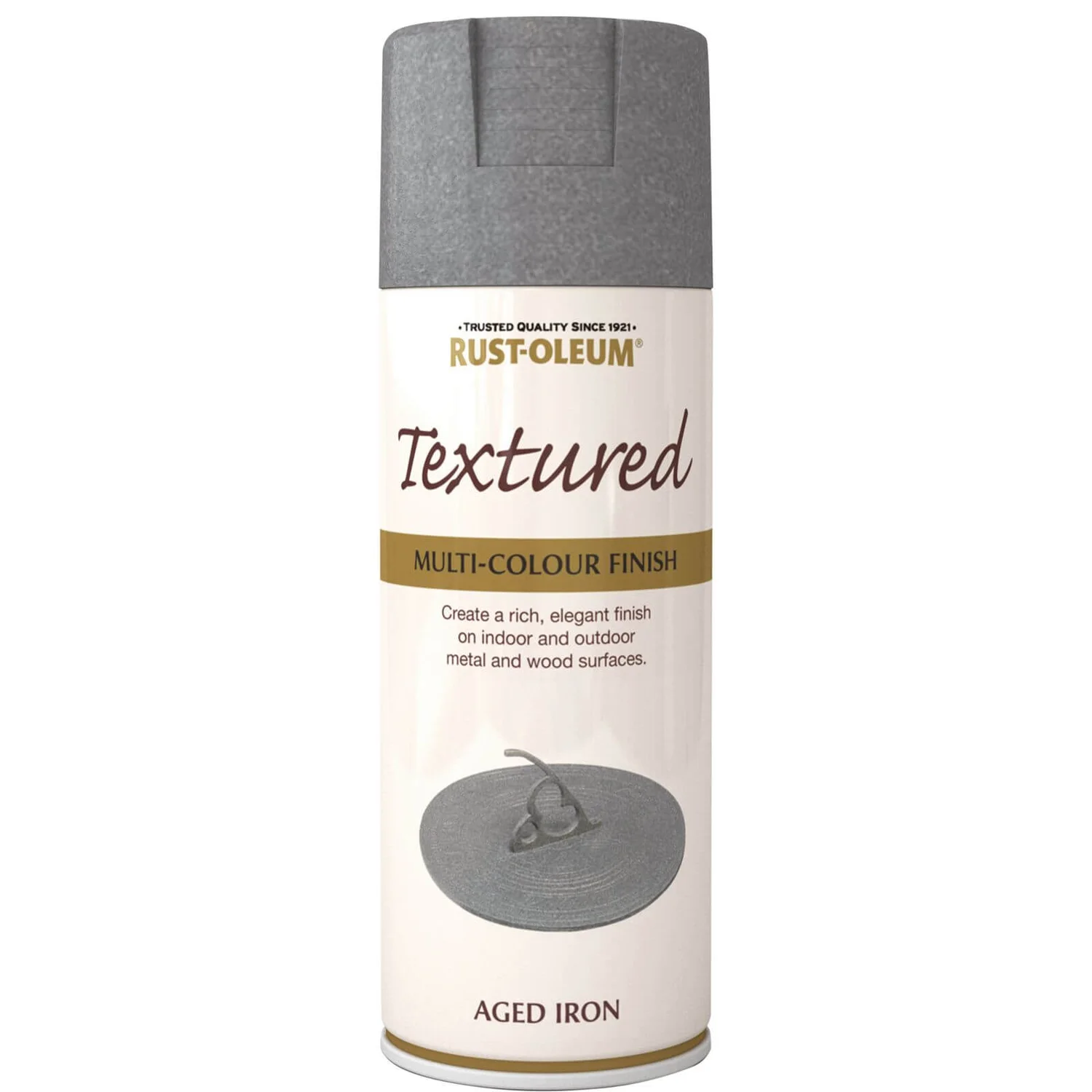 Rust-Oleum Textured Spray Paint - Aged Iron - 400ml 3 Rust-Oleum Textured Spray Paint - Aged Iron - 400ml