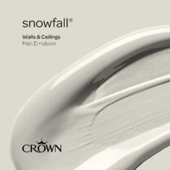 Crown Walls & Ceilings Matt Emulsion Paint Snowfall - 2.5L 17 Crown Walls & Ceilings Matt Emulsion Paint Snowfall - 2.5L -Laura Paint Shop 12842423 1414969529458911