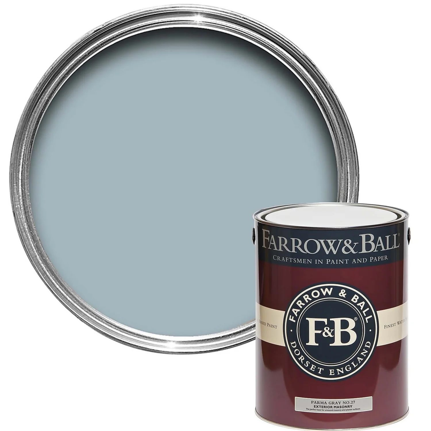 Farrow & Ball Exterior Masonry Parma Gray - 5L 3 Farrow & Ball Exterior Masonry Parma Gray - 5L