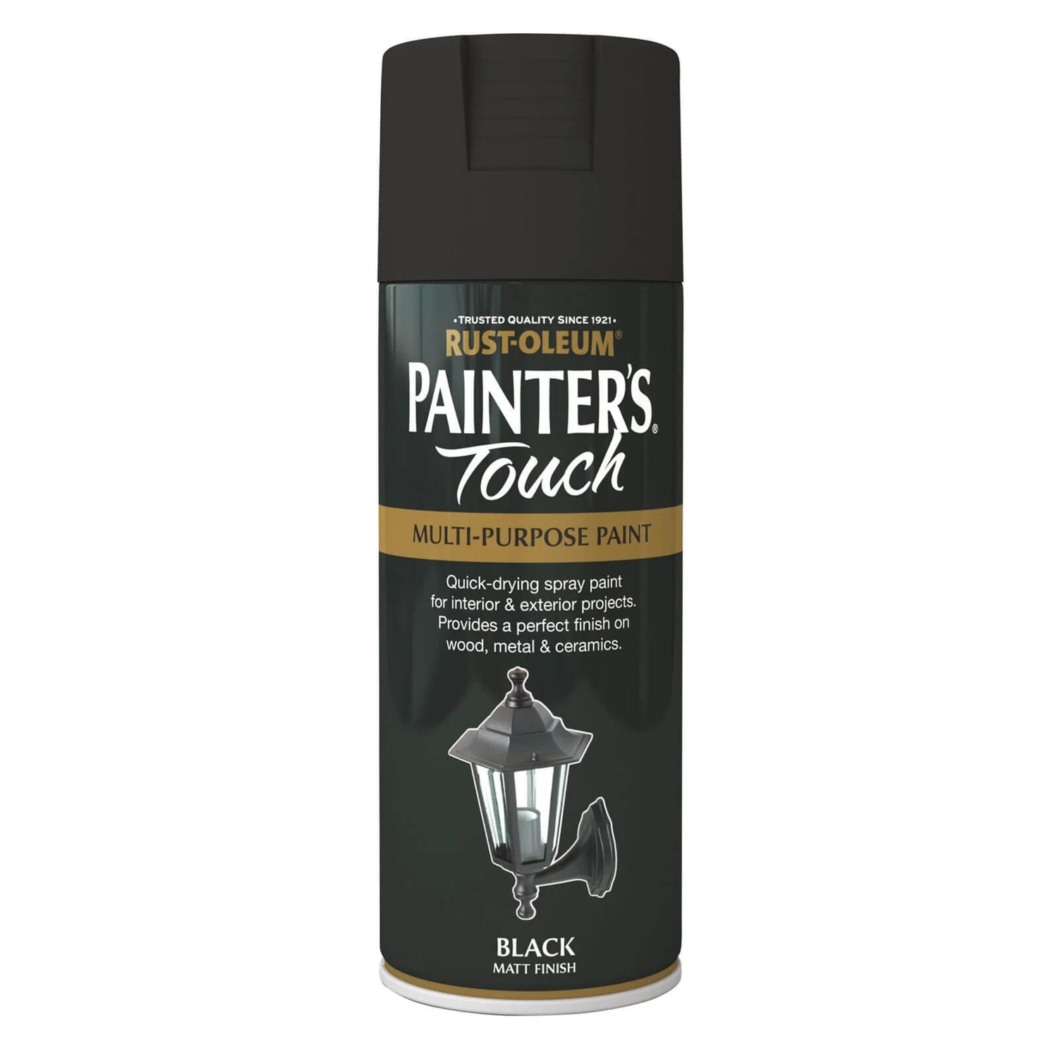 Rust-Oleum Matt Spray Paint - Black - 400ml 3 Rust-Oleum Matt Spray Paint - Black - 400ml