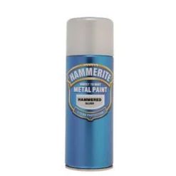 Hammerite Silver Grey - Hammered Exterior Aerosol Paint - 400ml