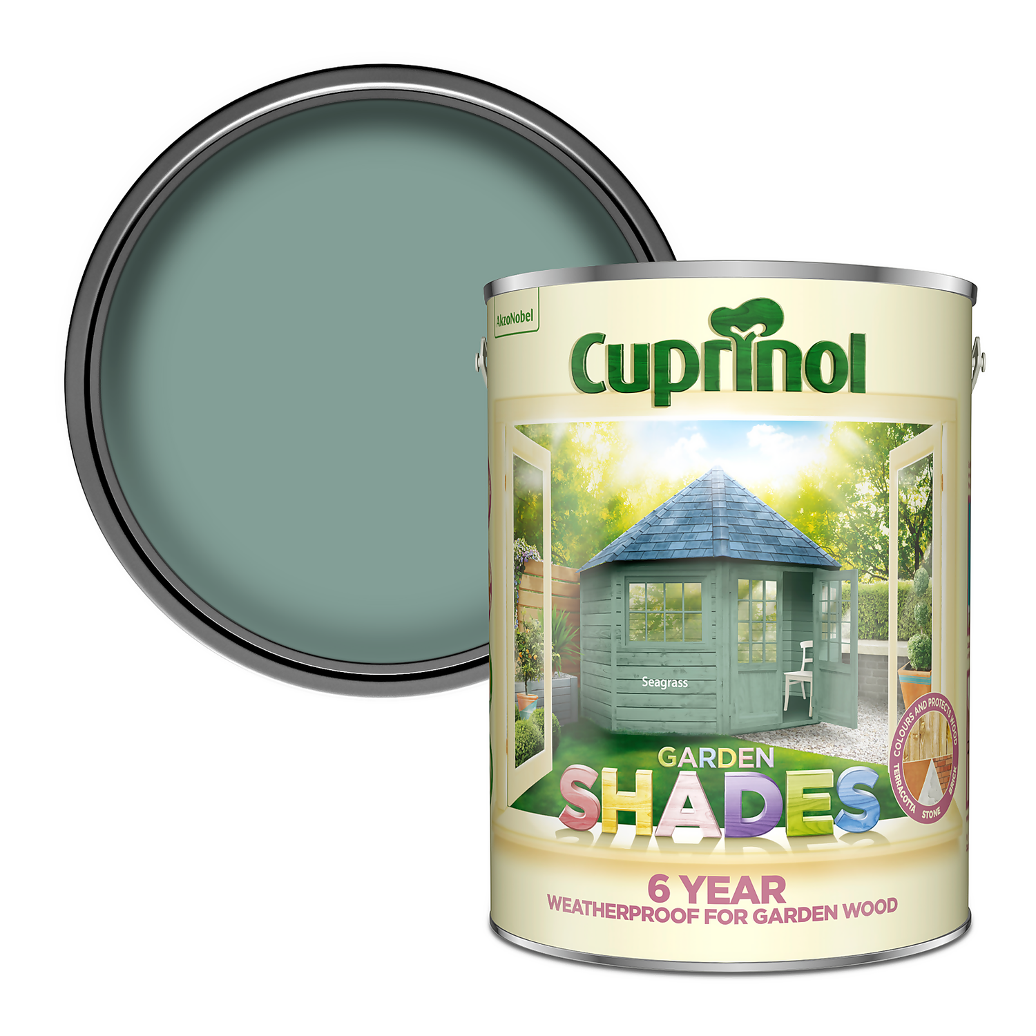 Cuprinol Garden Shades Seagrass - 5L 3 Cuprinol Garden Shades Seagrass - 5L