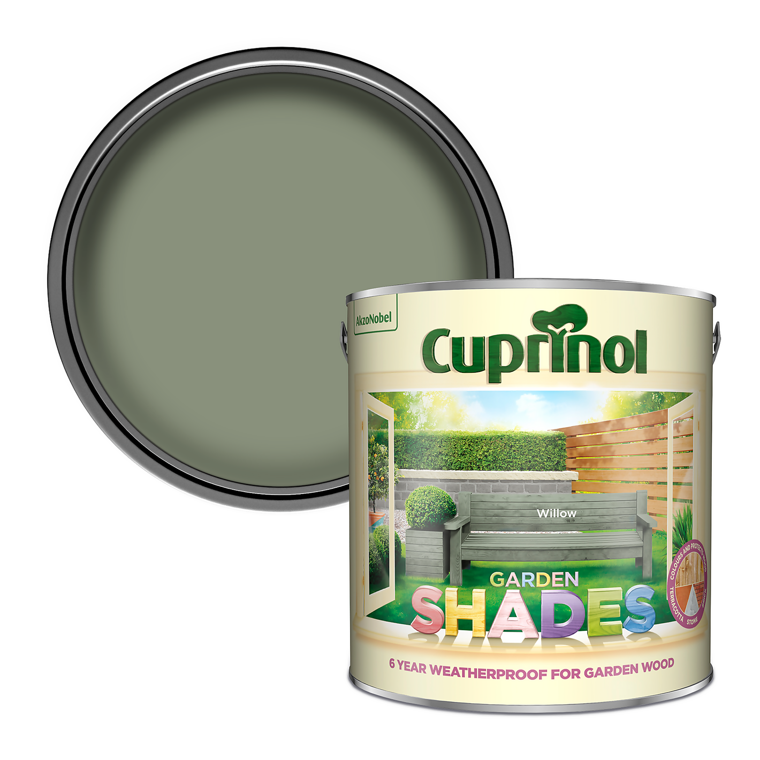 Cuprinol Garden Shades Willow - 2.5L 3 Cuprinol Garden Shades Willow - 2.5L