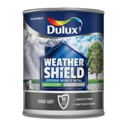 Dulux Weathershield Exterior Quick Dry Undercoat Dark Grey - 750ml 9 Dulux Weathershield Exterior Quick Dry Undercoat Dark Grey - 750ml -Laura Paint Shop 12843995 8274832983321086