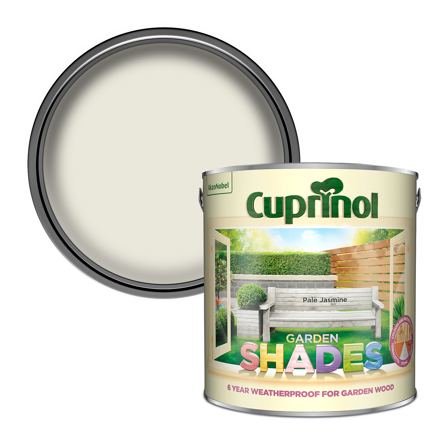 Cuprinol Garden Shades Pale Jasmine - 2.5L 3 Cuprinol Garden Shades Pale Jasmine - 2.5L