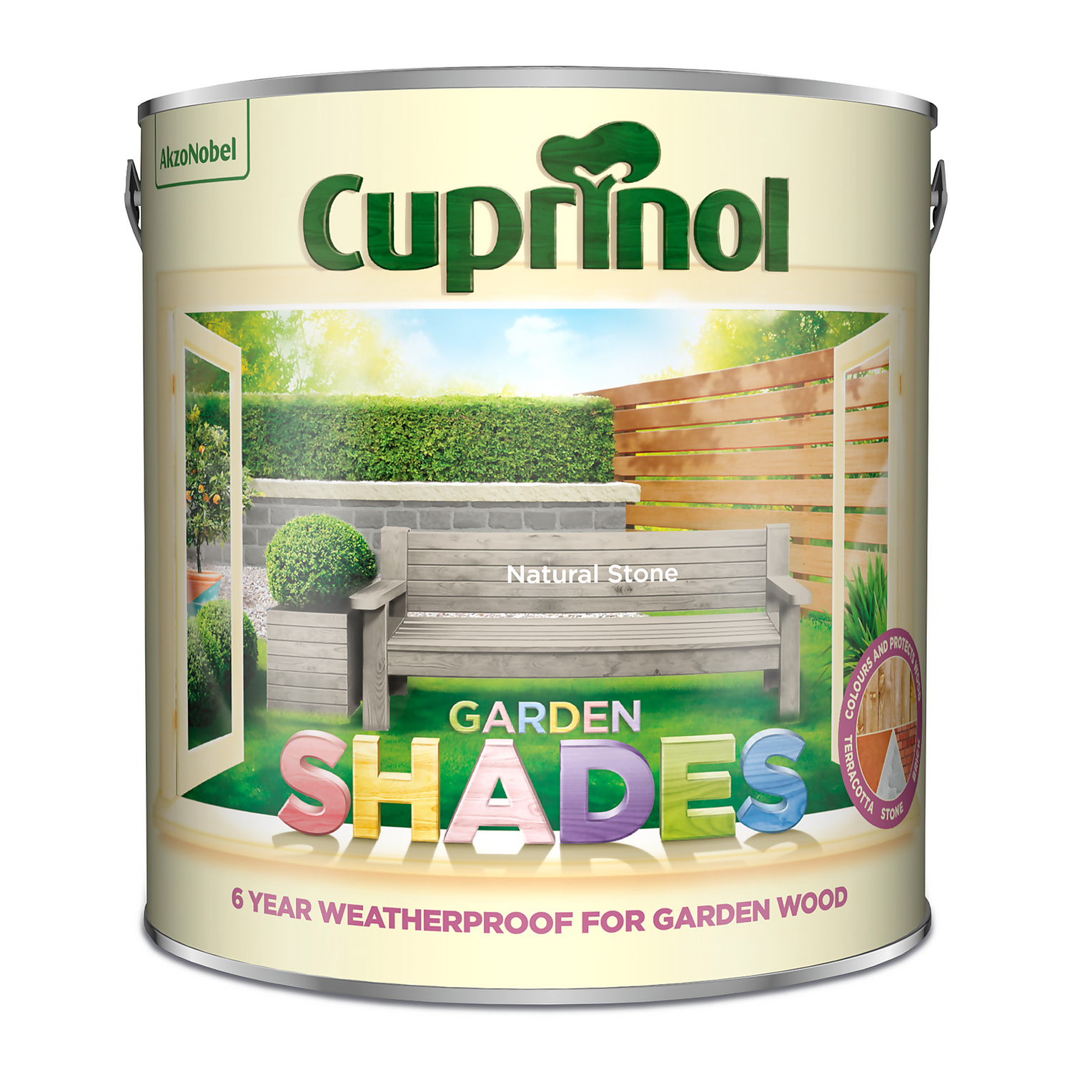 Cuprinol Garden Shades Natural Stone - 2.5L 5 Cuprinol Garden Shades Natural Stone - 2.5L - Image 3