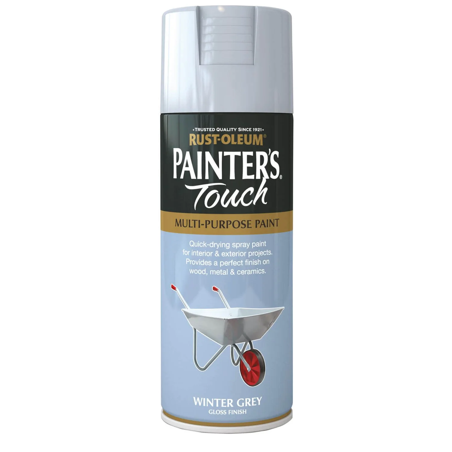 Rust-Oleum Gloss Spray Paint - Winter Grey - 400ml 3 Rust-Oleum Gloss Spray Paint - Winter Grey - 400ml