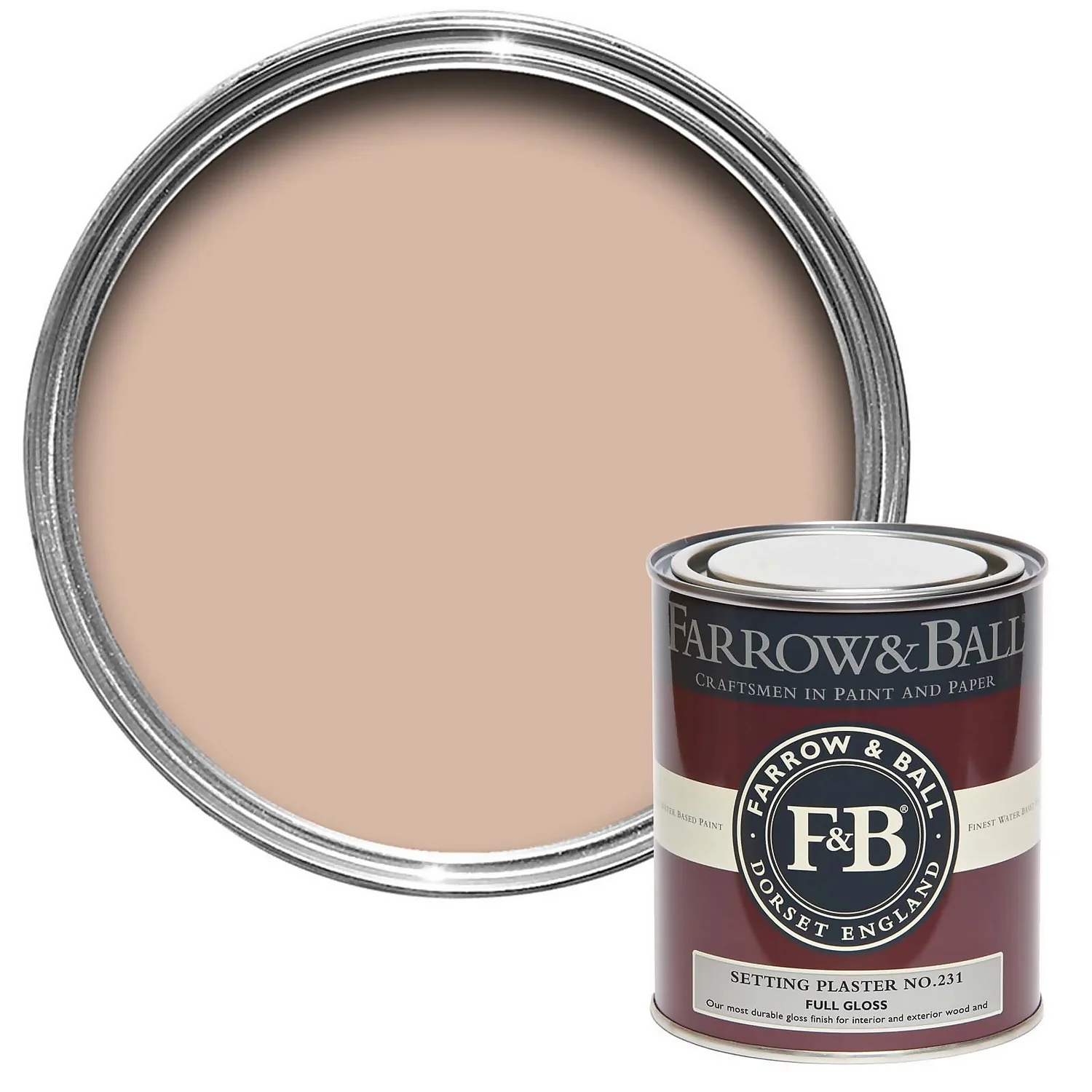 Farrow & Ball Full Gloss Paint Setting Plaster - 750ml 3 Farrow & Ball Full Gloss Paint Setting Plaster - 750ml