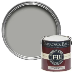 Farrow & Ball Full Gloss Paint Lamp Room Gray - 2.5L