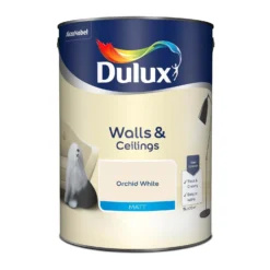 Dulux Matt Emulsion Paint Orchid White - 5L 12 Dulux Matt Emulsion Paint Orchid White - 5L -Laura Paint Shop 12845522 1074833203412201