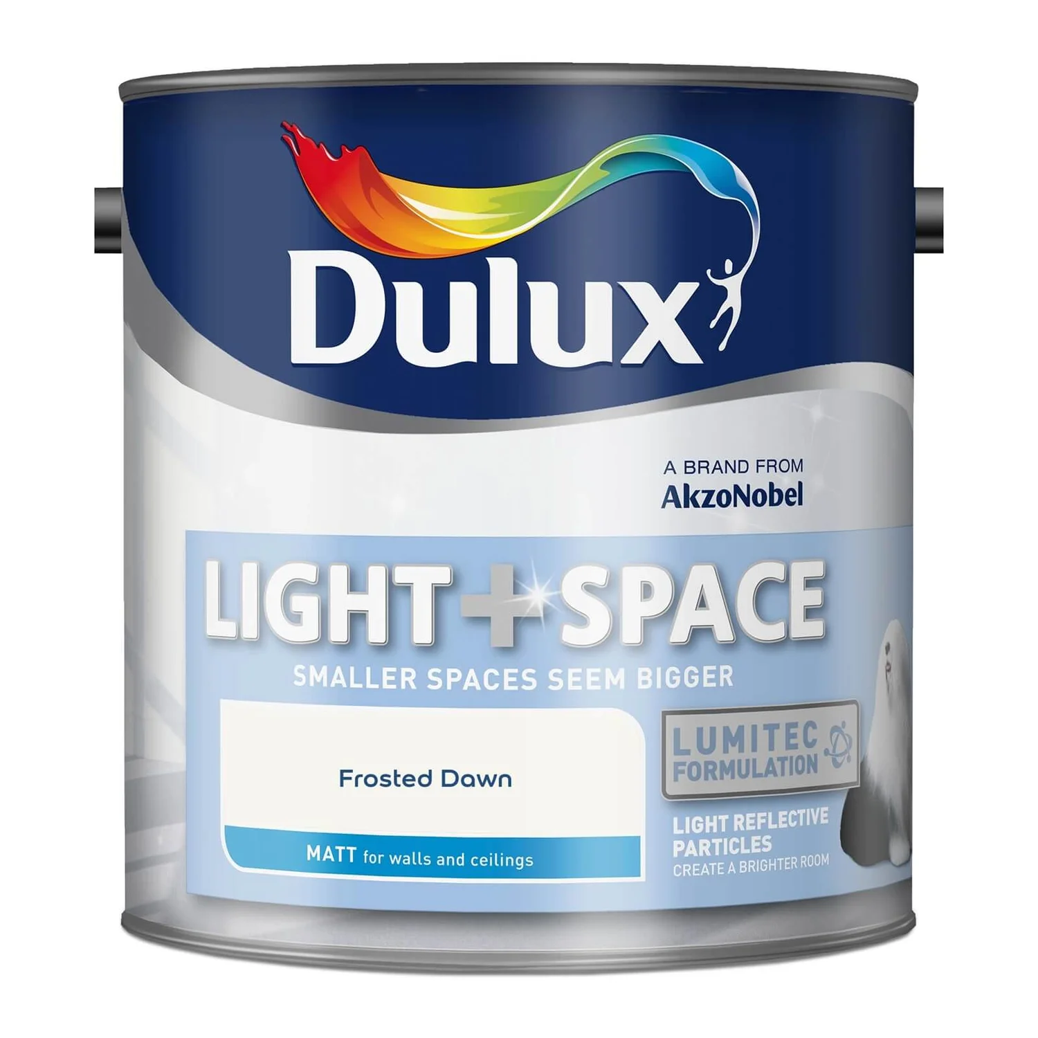 Dulux Light & Space Matt Emulsion Paint Frosted Dawn - 2.5L 6 Dulux Light & Space Matt Emulsion Paint Frosted Dawn - 2.5L - Image 4
