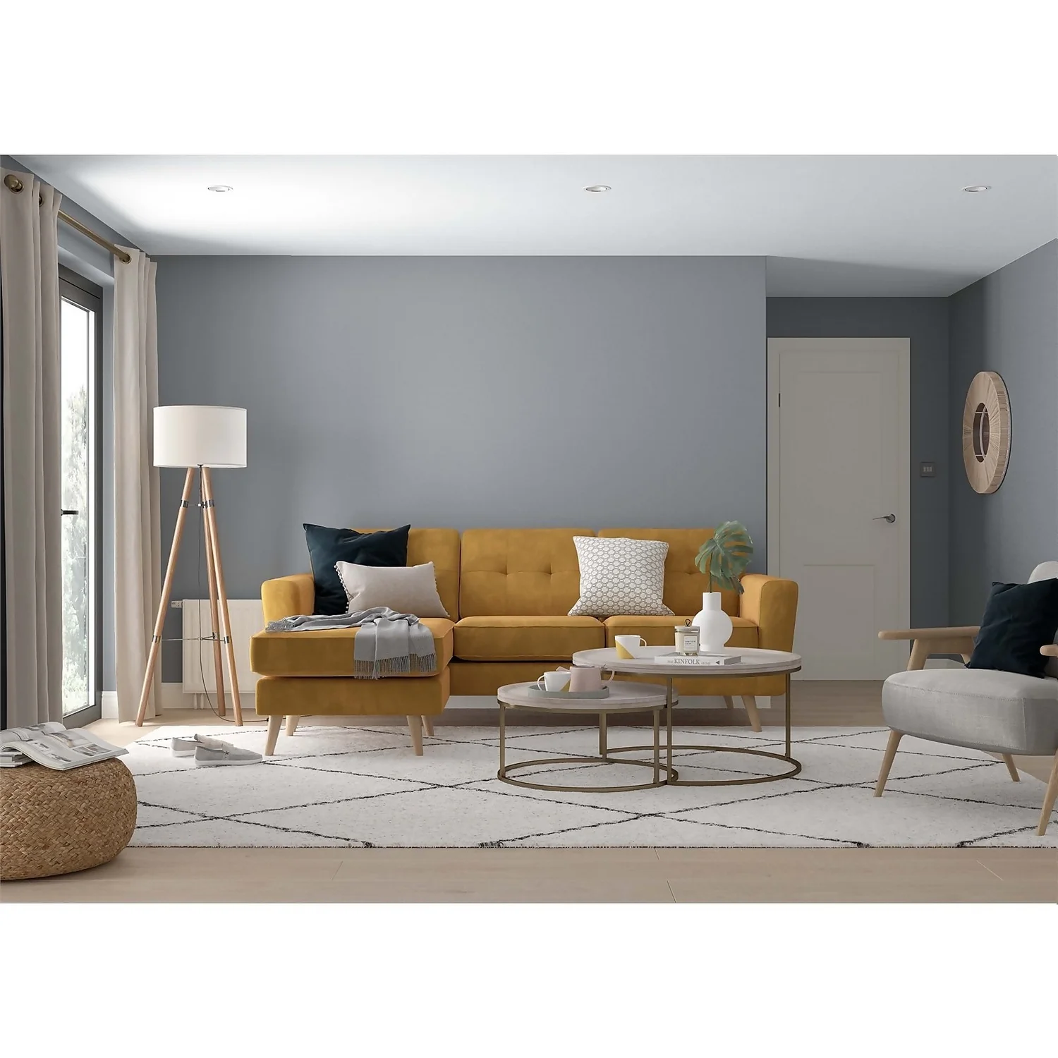 Dulux Simply Refresh One Coat Matt Emulsion Paint Natural Slate - 2.5L 10 Dulux Simply Refresh One Coat Matt Emulsion Paint Natural Slate - 2.5L - Image 8