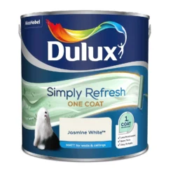 Dulux Simply Refresh One Coat Matt Emulsion Paint Jasmine White - 2.5L 15 Dulux Simply Refresh One Coat Matt Emulsion Paint Jasmine White - 2.5L -Laura Paint Shop 12881518 1574843836503652
