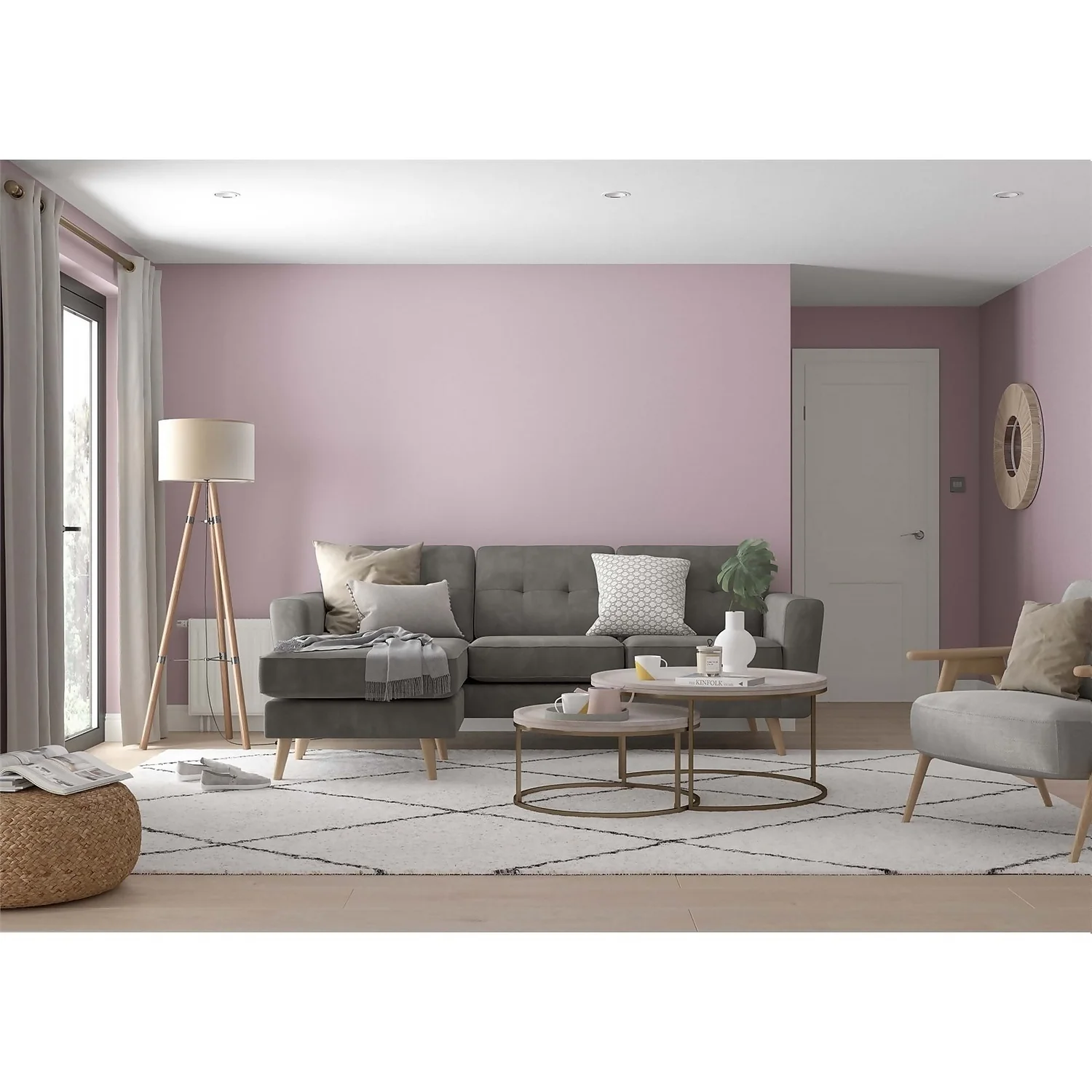 Dulux Simply Refresh One Coat Matt Emulsion Paint Dusted Fondant - 2.5L 11 Dulux Simply Refresh One Coat Matt Emulsion Paint Dusted Fondant - 2.5L - Image 9