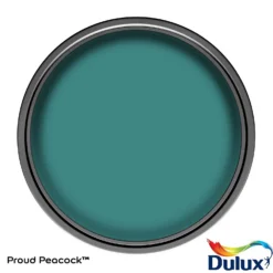 Dulux Simply Refresh Feature Wall One Coat Matt Emulsion Paint Proud Peacock - 1.25L 12 Dulux Simply Refresh Feature Wall One Coat Matt Emulsion Paint Proud Peacock - 1.25L -Laura Paint Shop 12881620 1684843870066110
