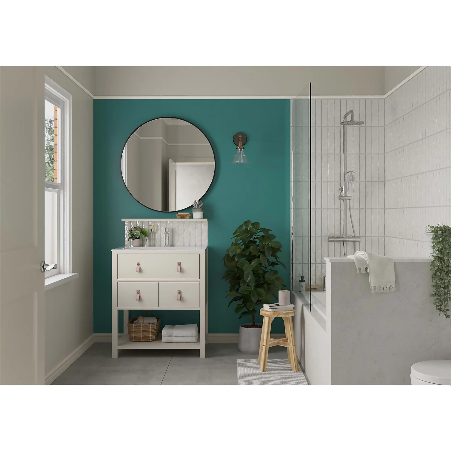 Dulux Simply Refresh Feature Wall One Coat Matt Emulsion Paint Proud Peacock - 1.25L 10 Dulux Simply Refresh Feature Wall One Coat Matt Emulsion Paint Proud Peacock - 1.25L - Image 8