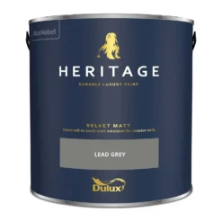 Dulux Heritage Matt Emulsion Paint Lead Grey - 2.5L 15 Dulux Heritage Matt Emulsion Paint Lead Grey - 2.5L -Laura Paint Shop 12881974 7924948011479571