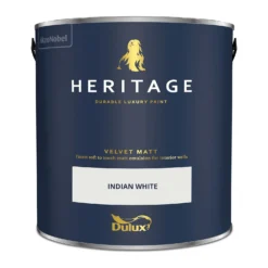 Dulux Heritage Matt Emulsion Paint Indian White - 2.5L 15 Dulux Heritage Matt Emulsion Paint Indian White - 2.5L -Laura Paint Shop 12881980 1604843785786456