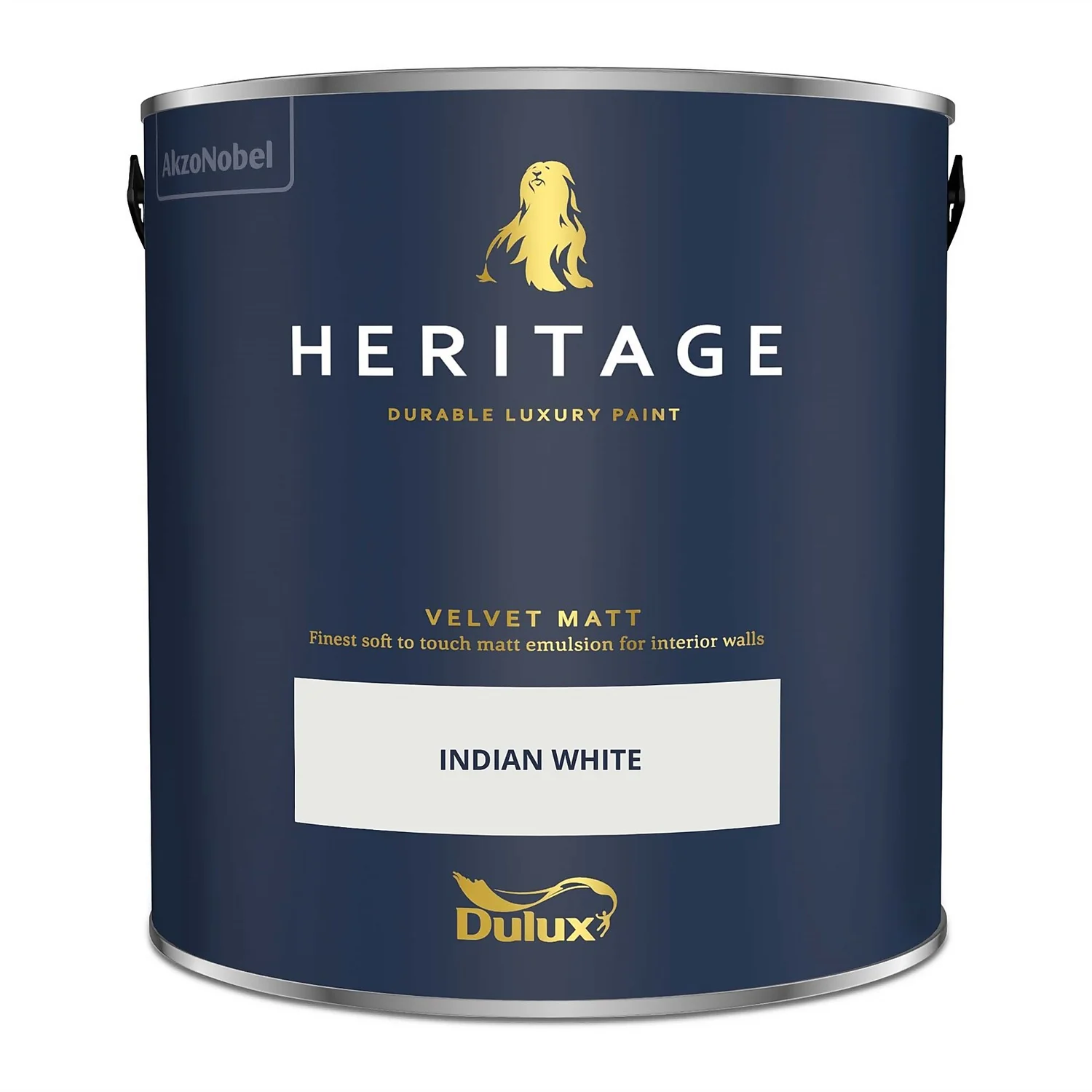 Dulux Heritage Matt Emulsion Paint Indian White - 2.5L 6 Dulux Heritage Matt Emulsion Paint Indian White - 2.5L - Image 4