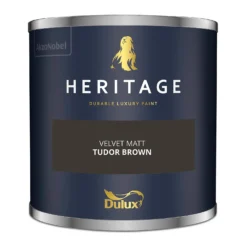 Dulux Heritage Matt Emulsion Paint Tudor Brown - Tester 125ml 14 Dulux Heritage Matt Emulsion Paint Tudor Brown - Tester 125ml -Laura Paint Shop 12886138 2124843801735257