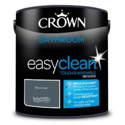 Crown Easyclean® Mouldguard+ Bathroom Mid Sheen Washable Multi Surface Paint Aftershow® - 2.5 L 15 Crown Easyclean® Mouldguard+ Bathroom Mid Sheen Washable Multi Surface Paint Aftershow® - 2.5 L -Laura Paint Shop 12886751 1764853415506034